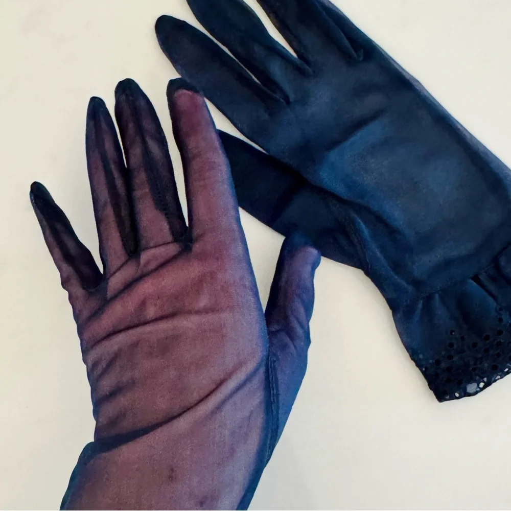 Vintage sheer black